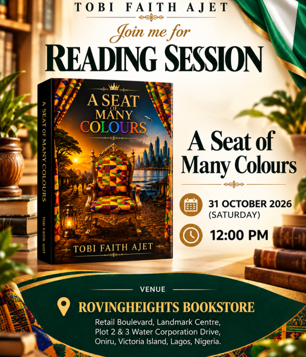 A Seat of Many Colours Reading Session