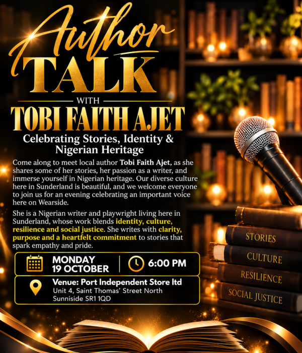 Golden Library Author Talk Poster
